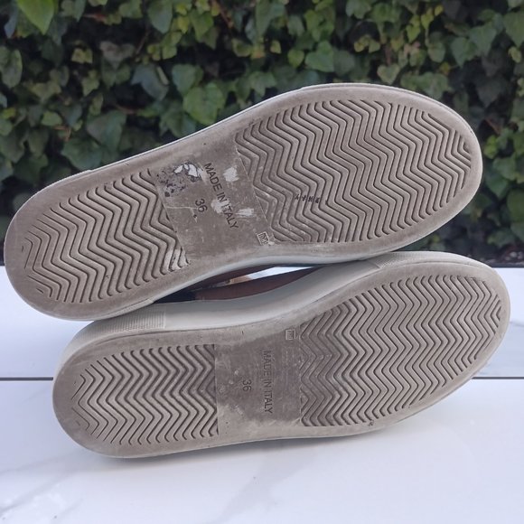 Lorena Antoniazzi Chelsea Style Sneakers Size 36 Tan/Black/Gray MSRP $687 - Picture 8 of 10